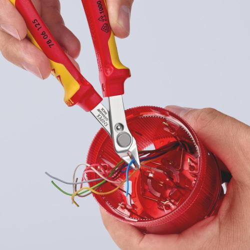 Knipex Electronic Super Knips Insulated Multi-component Grips VDE 125mm 78 06 125